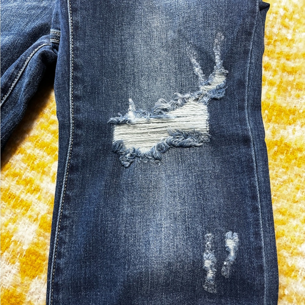 LIMITED TIME ONLY Judy Blue Full Size Mid Rise Hand Sand & Destroy Bootcut Jeans - Picture 13 of 16